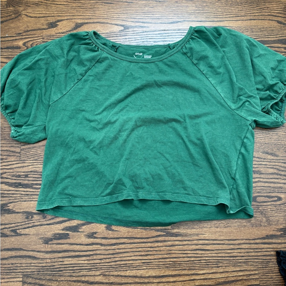 Aerie Green Women's Top